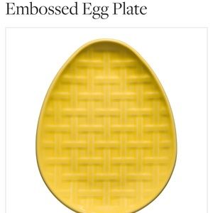 NEW PRODUCT Fiestaware Embossed Egg Plate-Sunflower